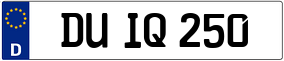 Truck License Plate